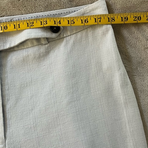Anthropologie the essential Slim Trousers Slacks Pants Pale Blue Size 14 - Picture 9 of 12